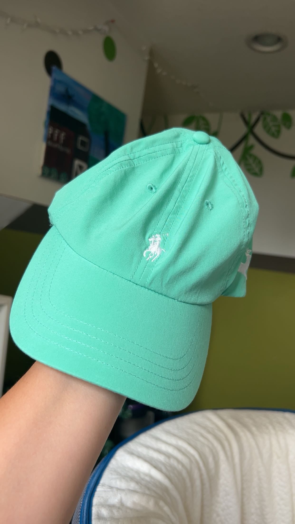Mint/Teal Polo Hat