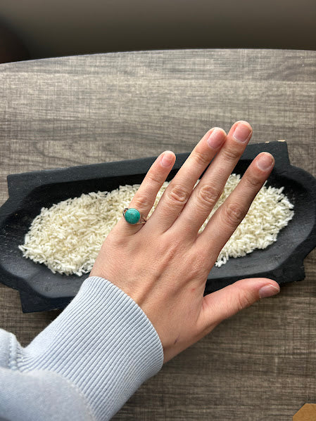 Turquoise and Sterling Silver Ring