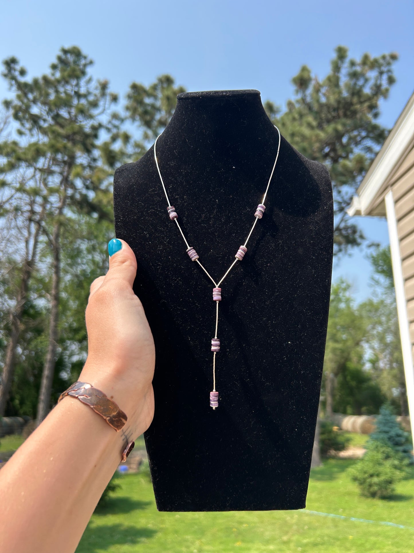 Purple Spiny Lariat
