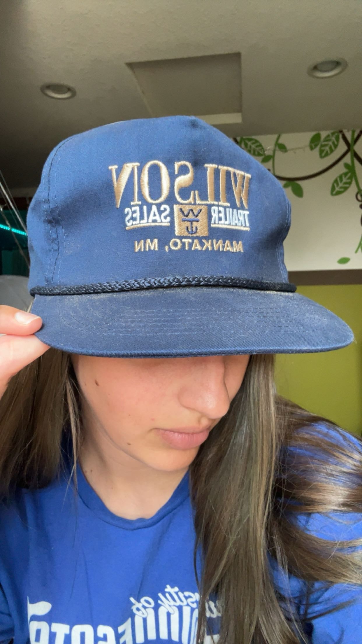 Navy & Gold Trucker Hat
