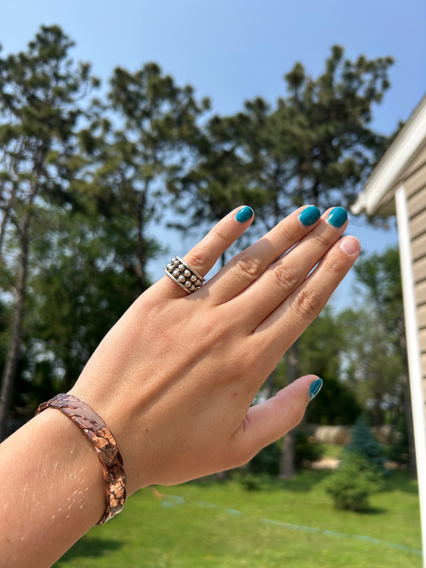 Sterling Bubble Ring
