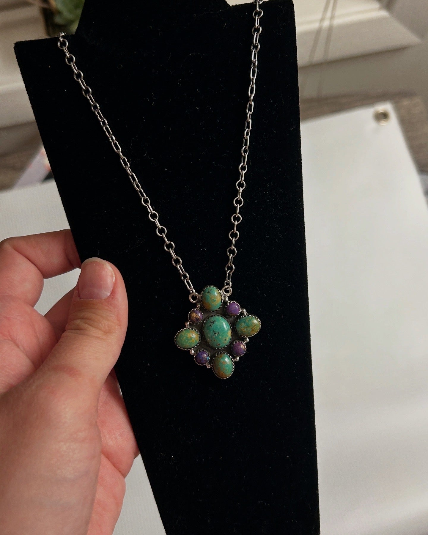 Kingman + Dahlia Cluster Necklace
