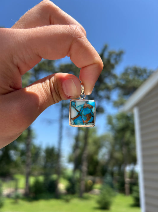 Ice Dahlia Pendant
