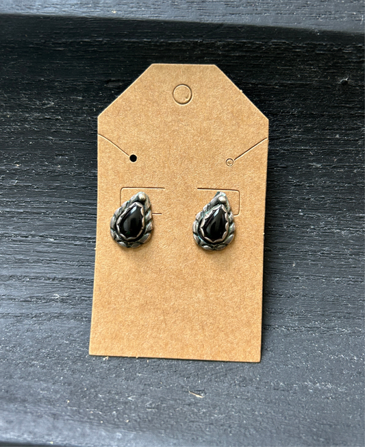 Black Onyx Studs
