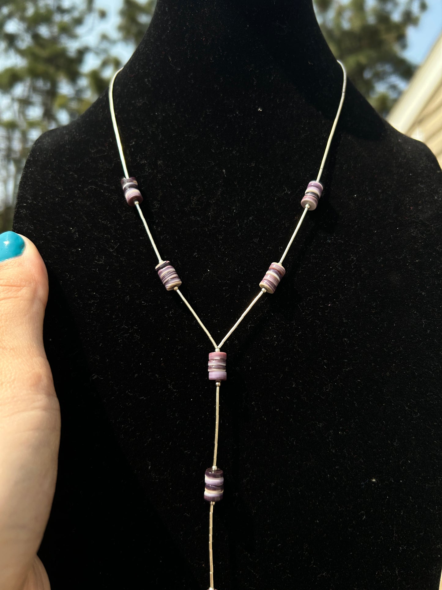 Purple Spiny Lariat