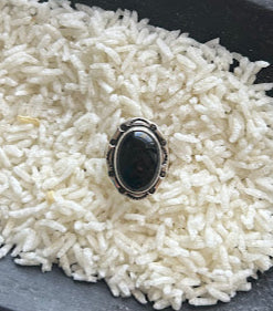 Small Black Onyx Ring